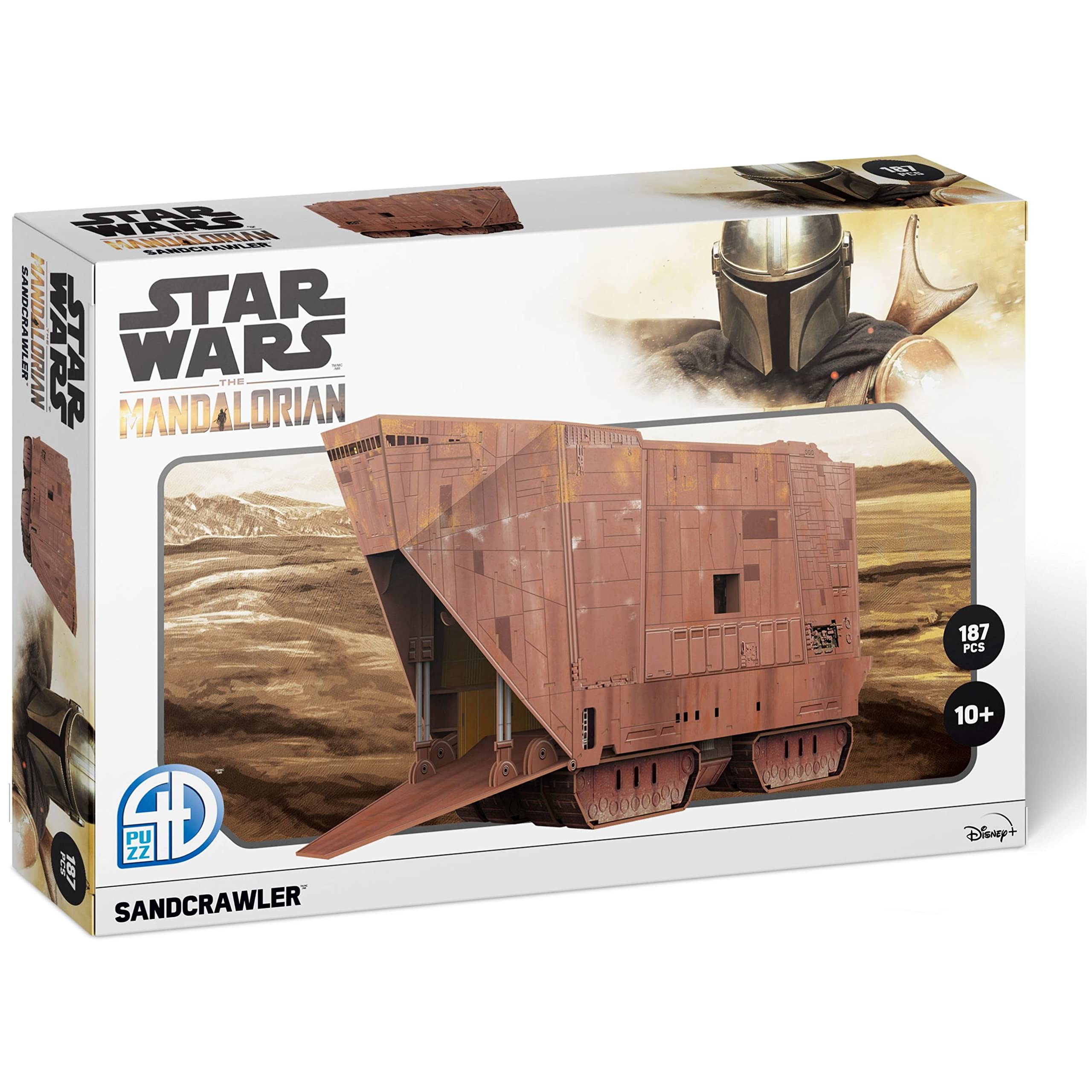 4D Build, Star Wars Mandalorian Sandcrawler, 3D Paper Model Kit